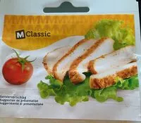 Mängden socker i Filets de poitrine de poulet paprika