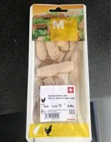 Mängden socker i Filet de poitrine de poulet