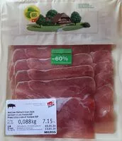 Mängden socker i Jambon cru du Valais IGP