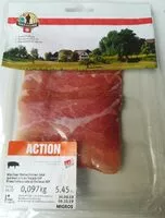 Mängden socker i Jambon cru du Valais IGP
