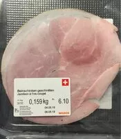 Mängden socker i Jambon à l'os coupé