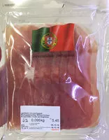 Mängden socker i Jambon Cru Portugais