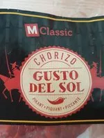 Mängden socker i Chorizo piquant / traditionnel