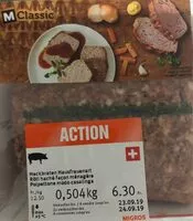 Mängden socker i Rôti haché facon ménagere