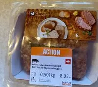 Mängden socker i Rôti hâché façon ménagère