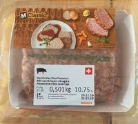 Mängden socker i Rôti haché façon ménagère