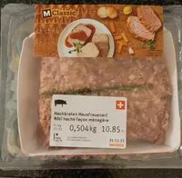 Mängden socker i Rôti haché façon ménagère