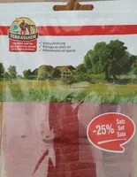 Mängden socker i Viande des Grisons