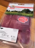 Mängden socker i Viande séchée des Grisons