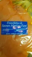 Mängden socker i Tranchettes de saumons atlantique fumé