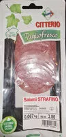 Mängden socker i Salami Strafino