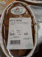 Mängden socker i Pate de campagne