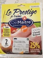Mängden socker i Jambon Le Prestige Je t'aime