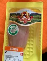 Mängden socker i Escalope de poulet fine