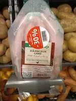 Mängden socker i Hähnchen ganz