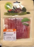 Mängden socker i Jambon cru du Valais IGP