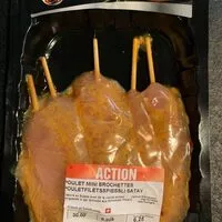 Mängden socker i Poulet mini brochettes Satay