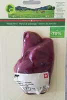 Mängden socker i Tranches de boeuf minutes, boeuf de pâturage