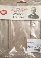 Mängden socker i Jambon fermier
