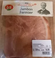 Mängden socker i Jambon fermier