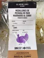 Mängden socker i Medallones de pechuga de Pavo marinadas al curry