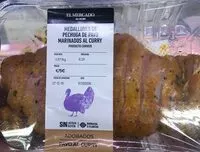 Mängden socker i Medallones de pechuga de Pavo al Curry