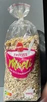 Mängden socker i Früchte Müsli