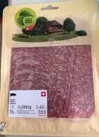 Mängden socker i Salami