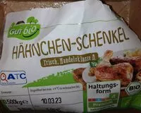 Mängden socker i Hähnchen-Schenkel, frisch