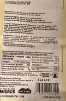 Mängden socker i Jambon fumé de campagne