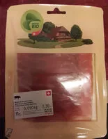 Mängden socker i Jambon cru des Grisons