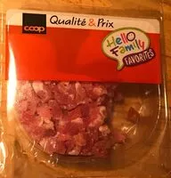 Mängden socker i Lardons fumés