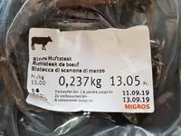 Mängden socker i Rumsteak de boeuf