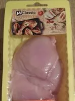 Mängden socker i Escalope de poulet