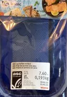 Mängden socker i Asc filet de saumon avec peau