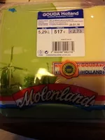 Mängden socker i Gouda Holland IGP (30 % MG)