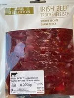 Mängden socker i Irish beef-viande séchée