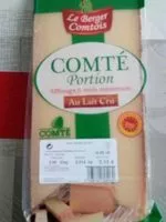 Mängden socker i Comté au lait cru