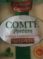 Mängden socker i Comté Portion affinage 6 mois minimum
