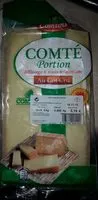 Mängden socker i Comté Portion Affinage 6 mois minimum au lait cru