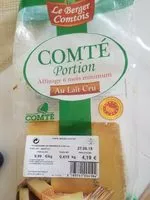 Mängden socker i Comté Portion