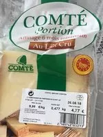 Mängden socker i Comté Portion