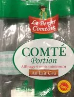 Mängden socker i Comté Portion Affinage 6 mois minimum