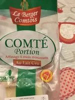 Mängden socker i Comté Portion au lait Cru