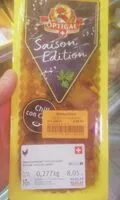 Mängden socker i Émincé poulet chili con pollo