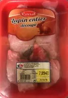 Mängden socker i Lapin entier decoupe