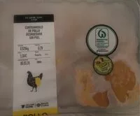 Mängden socker i Contramuslo de pollo deshuesado sin piel