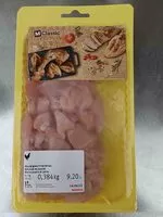 Mängden socker i Poulet Geschnetzeltes