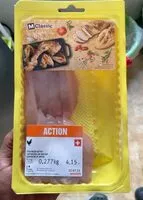 Mängden socker i Lamelles de poulet