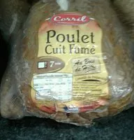 Mängden socker i Poulet cuit fumé